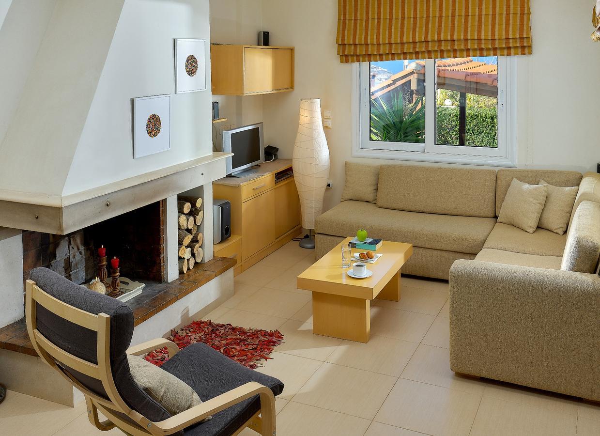 Spacious Villa With Private Eco-Pool And Panoramic Sea View Agia Pelagia  Buitenkant foto